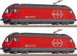 62398 Roco Set of two Electric locomotives Re 460 (1powered & 1 dummy)